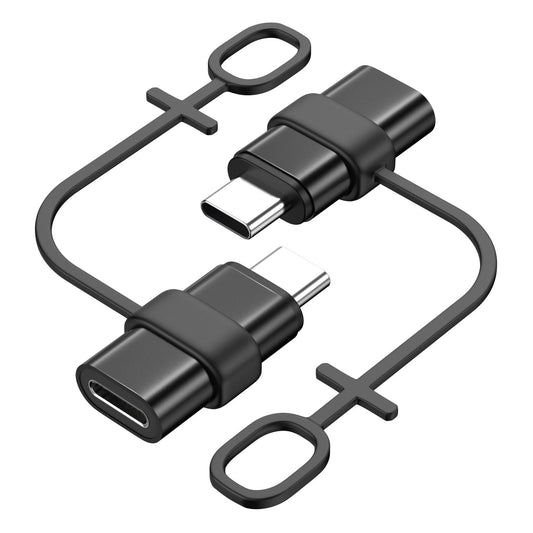 MoKo Lightning Female to USB C Male Adapter 2Pack, USB-C Lightning Adapter for iPhone Air 17 16 15 Pro Max Plus, iPad Pro/Air, Galaxy, iPhone to USB…