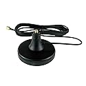 Proxicast Premium Extra Large 3-Inch Magnetic Antenna Base (SMA Jack/SMA Plug) - 6.5 Foot Coax Cable Lead - Mag Mount Stand for 4G / LTE Cellular