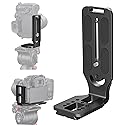 DSLR Camera L Bracket Vertical Horizontal Switching Tripod Quick Release Plate Compatible with Canon Nikon Sony DJI Osmo Ronin Zhiyun Stabilizer