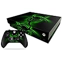 MightySkins Skin Compatible with Microsoft Xbox One X - Bio Glare | Protective, Durable, and Unique Vinyl Decal wrap Cover | Easy to Apply, Remove
