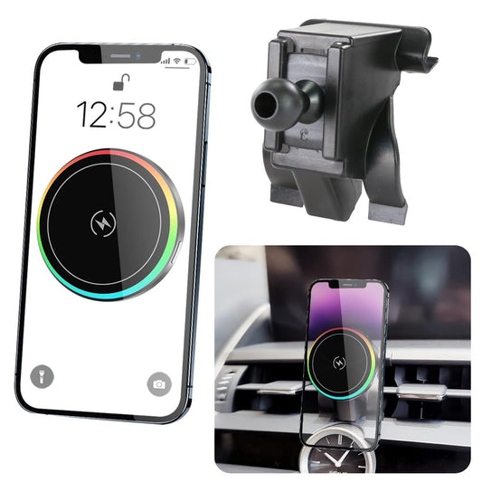 Car Magnetic Phone Mount for Lexus NX 2015 2016 2017 2018 2019 2020 2021 NX300h NX300 NX200t Auto Interior Accessories Best Cellphone Holder Fast 15W