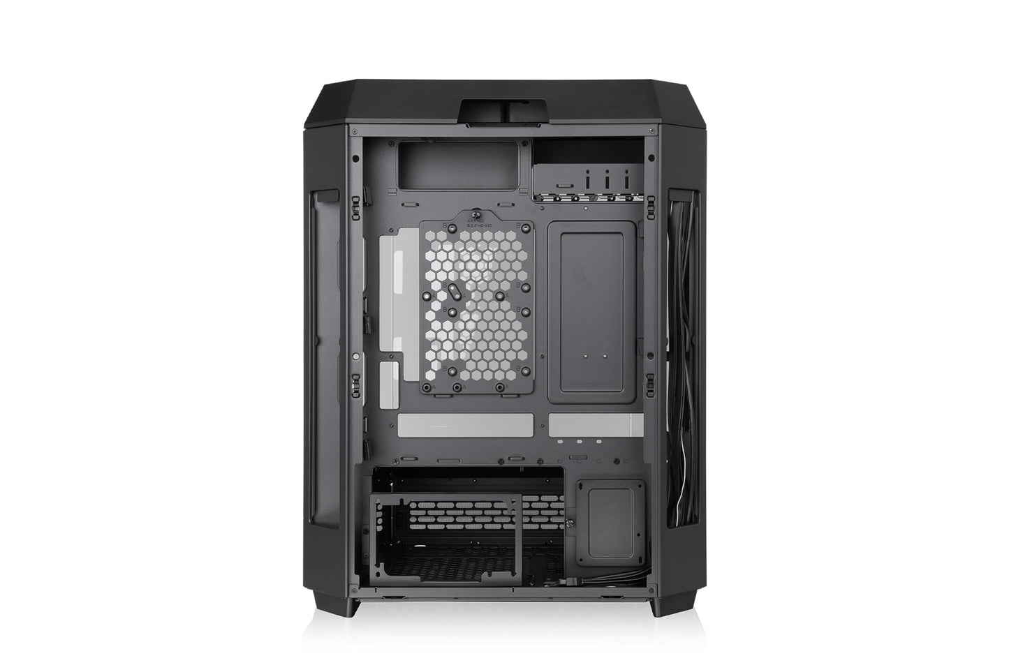 Thermaltake Tower 600 Black Mid-Tower ATX Case; 3 Tempered Glass Panels; Hidden-Connector Motherboard Support; Rotational PCI-e Slots;