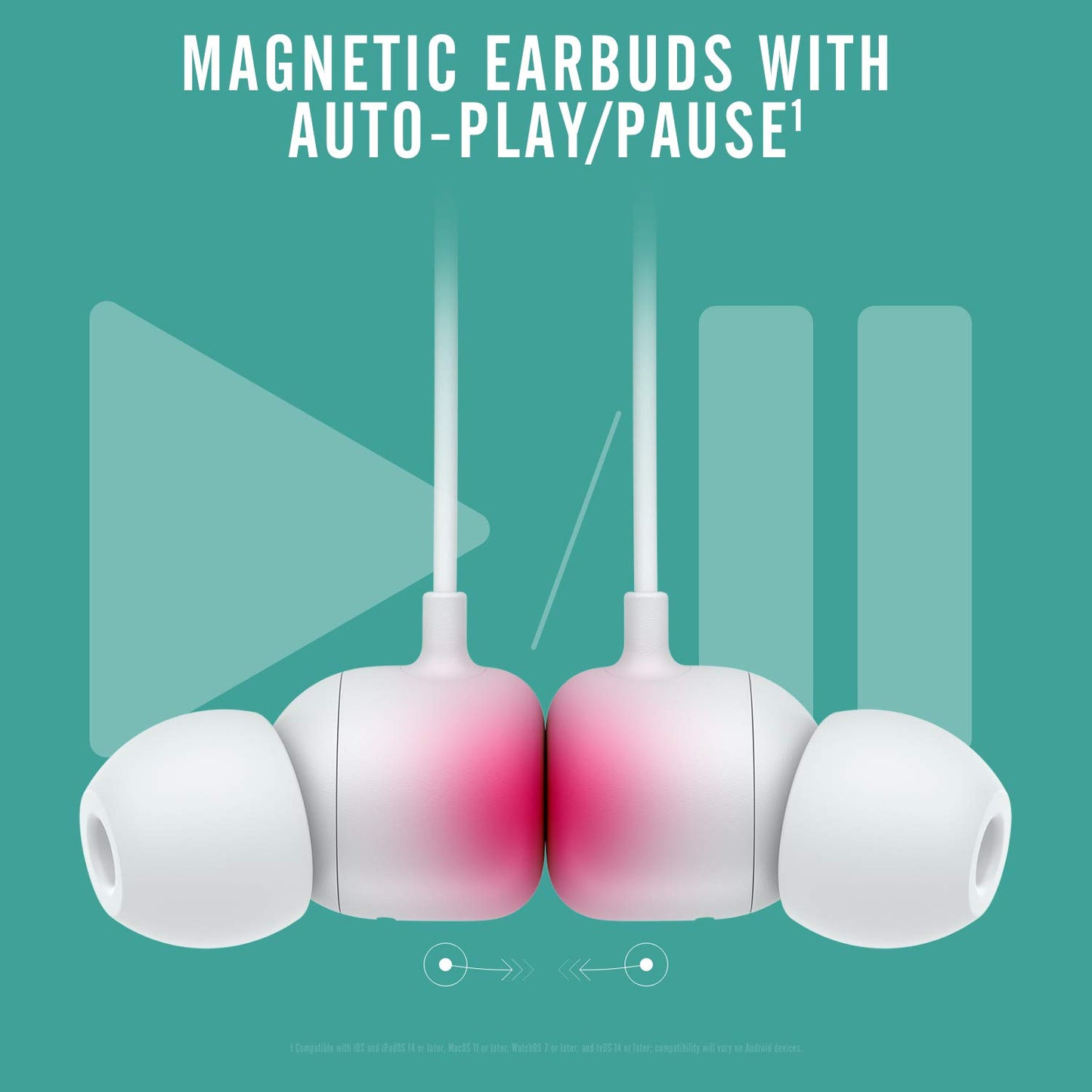 Beats Flex Wireless Earbuds - Apple W1 Headphone Chip, Magnetic Earphones, Class 1 Bluetooth, 12 Hours of Listening Time, Built-in Microphone - Smoke