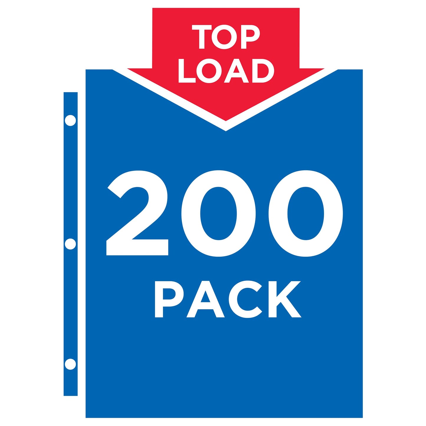 Avery Diamond Clear Heavyweight Sheet Protectors, Easy Load, 200 Document Protectors (74400)