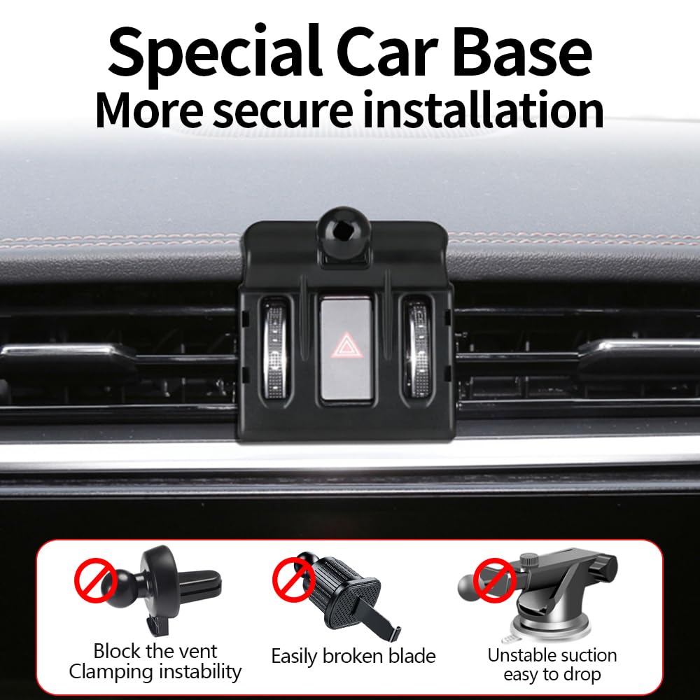 YEGZA Car Phone Holder for Jaguar F-PACE 2021-2024 SUV SVR?Jaguar XF 2021-2024 Auto Accessories Navigation Bracket Interior Decoration Dashboard Cell