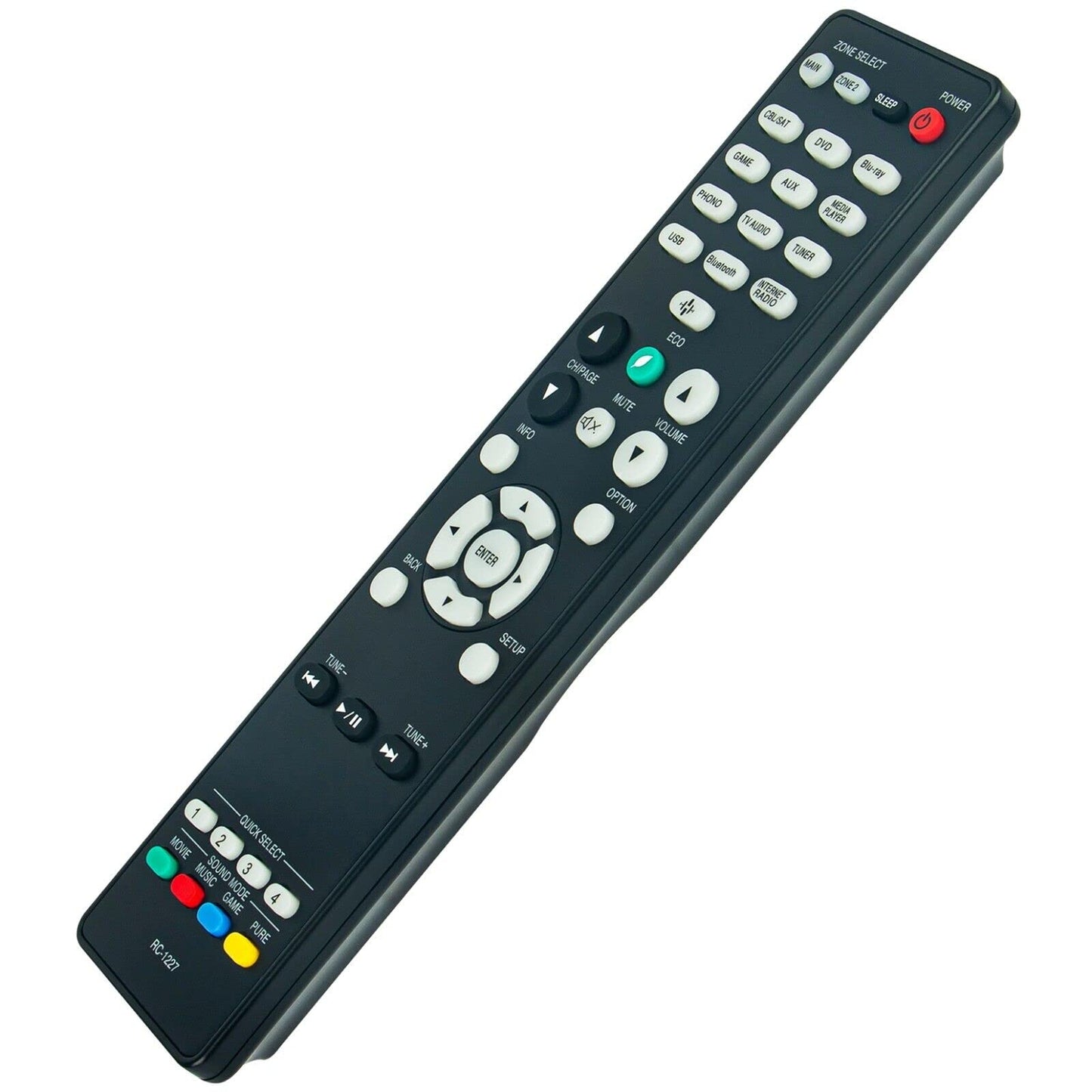 NTQinParts Replacement Remote Control Controller for Denon AVR-S770H 7.2 Ch 8K Home Theater Receiver (2023 Model)