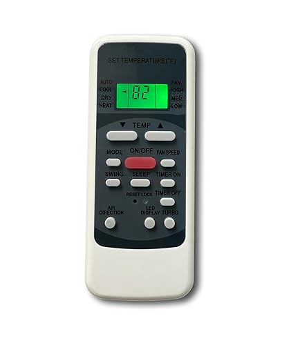 Universal Replacement for Goodman TGM Mini Split AC Air Conditioner Remote Control A/C RG51M5/EU R51I10/BGE R51I4/BGE R51I4/BGCE R51I11/BGE R51L4/BGE