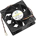 HVVH Dual Ball Bearings High Speed Durable 4 Pin DC 12V 5A 7000 RPM Cooling Fan Brushless Replacement Case Fan for Antminer Bitmain S7 S9 D3 L3 E9 T9