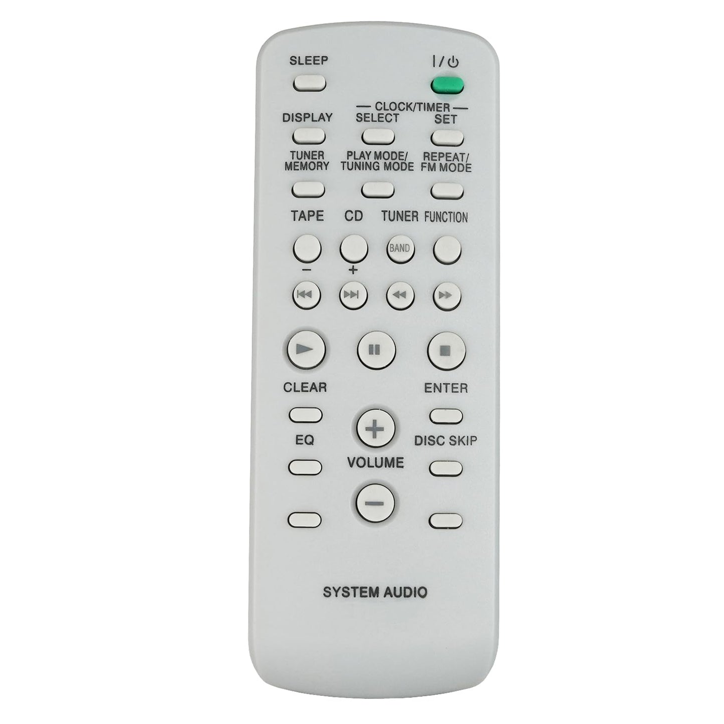 Replacement Remote Control Compatible for Sony MHC-EC77 HCD-EC77 MHC-EC68 HCD-EC68 Micro Hi-Fi Component System