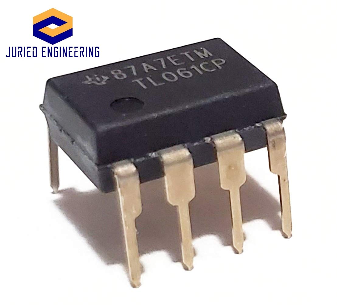 Juried Engineering TL061CP TL061 Low-Power JFET-Input Operational Amplifier Op Amp Breadboard-Friendly IC DIP-8 (Pack of 10)