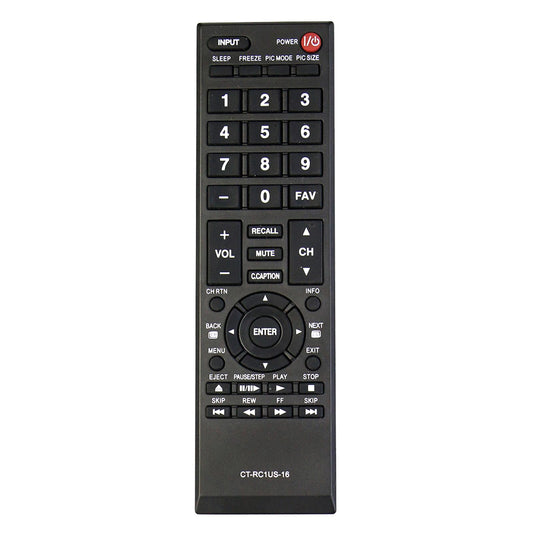 Beyution CT-RC1US-16 Replacement Remote Control Fit for Toshiba TV 43L310U 43L420U 49L310U 49L420U 55L310U 65L350U 19AV600U 19AV600UZ 19C100 19C100U