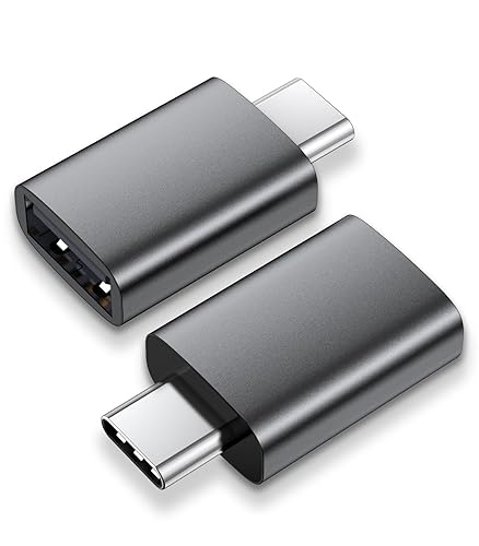 MoKo USB C to USB Adapter 10Gbps, USB C 3.2 Gen 2 Male to USB A Female Adapter Compatible with iPhone 15 Pro Max, MacBook Pro, iPad, iMac…