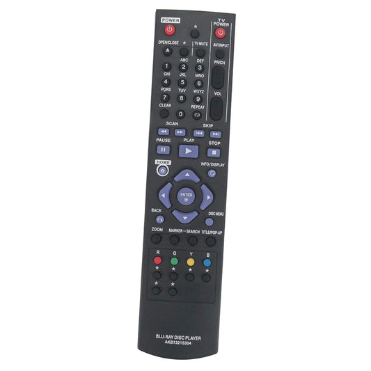AKB73215304 Replacement Remote Control fit for LG Bluray Disc Player BD630 BD640 BD651DN BD651N BD640C