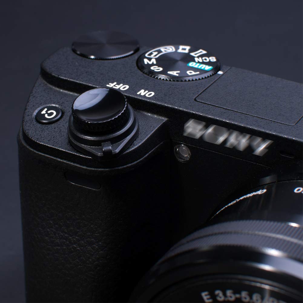 VKO Camera Soft Release Shutter Button Cap for GFX 50S 50R X-H1 X-T1 X-T200 X-T100 XF10 X-A7 X-A5 X-A20 X70 Flat Surface Cameras Shutter Button