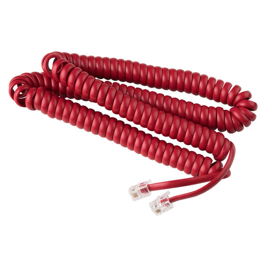 Phone Cord for Landline Phone - Tangle-Free, Handset Curly Telephones Land Line Cord - Easy to Use + Excellent Sound Quality - Telephone Cords