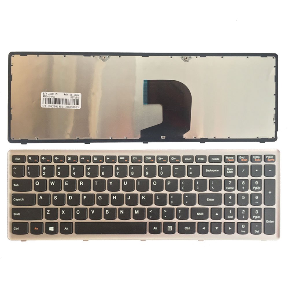 New Laptop Replacement Keyboard for Lenovo IdeaPad Z500 Z500A Z500G P500 US Layout No Backlight