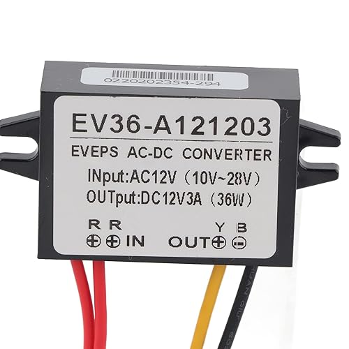 Kodrily 3A Step Down Converter Power Converter, IP67 AC 10-28V to DC 12V Power Module, AC to DC Rectifier, Integrated SMD AC-DC Step Down Power…