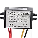 Kodrily 3A Step Down Converter Power Converter, IP67 AC 10-28V to DC 12V Power Module, AC to DC Rectifier, Integrated SMD AC-DC Step Down Power…