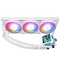 Thermalright FW PRO 360 ARGB White CPU Water Cooler with PWM Fan, 2000RPM Speeds,IPS LCD Screen with 320 * 320 Resolution,Liquid CPU Cooler,for