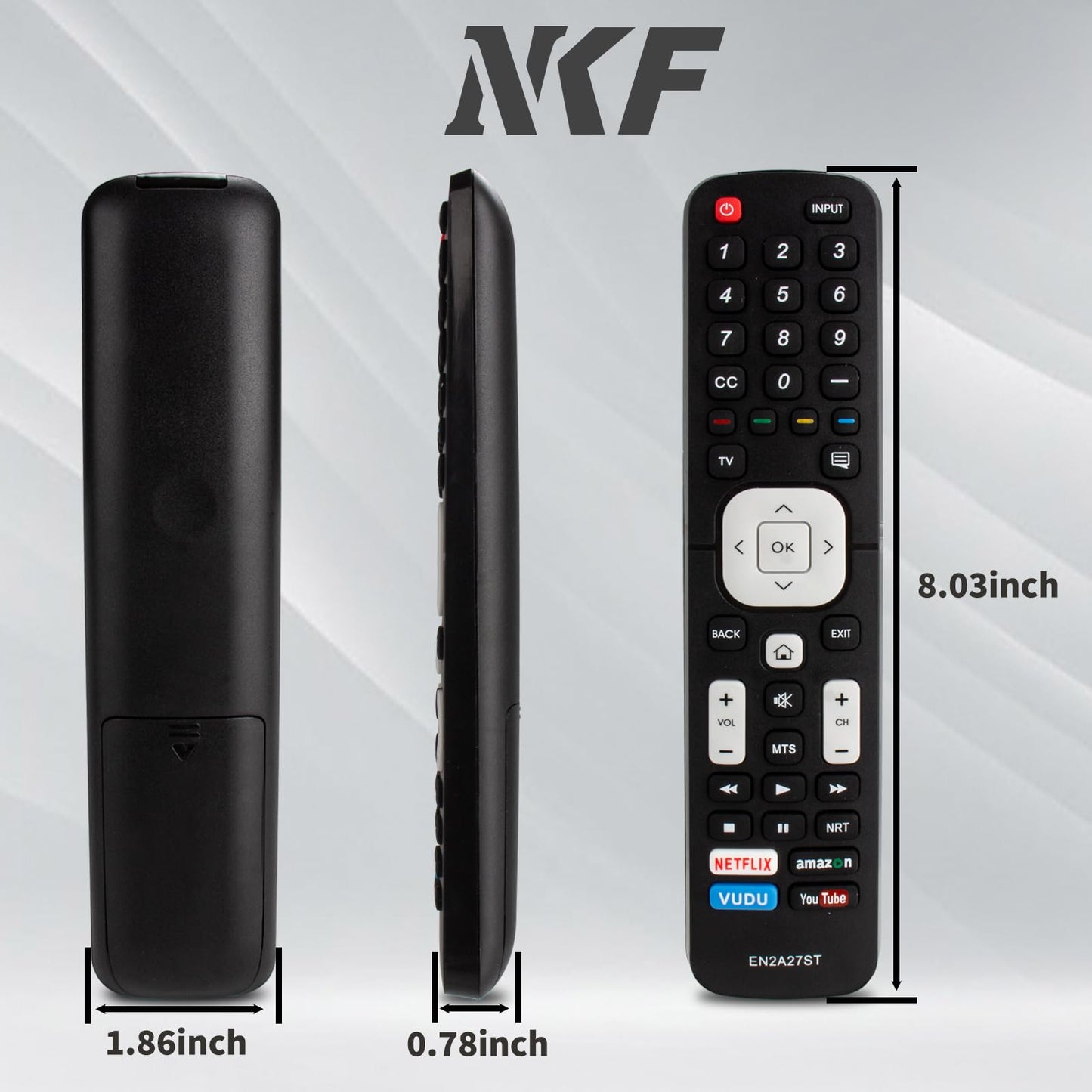 EN2A27ST Universal Remote Control for Sharp TV Remote Replacement LC55P5000U LC-55P5000U LC55Q620U LC-55Q620U LC60P6000U LC-60P6000U LC-32Q5000U