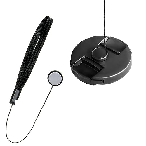 Lens Cap Center Pinch (67mm) + Lens Cap Holder Compatible with Sony Alpha NEX-7