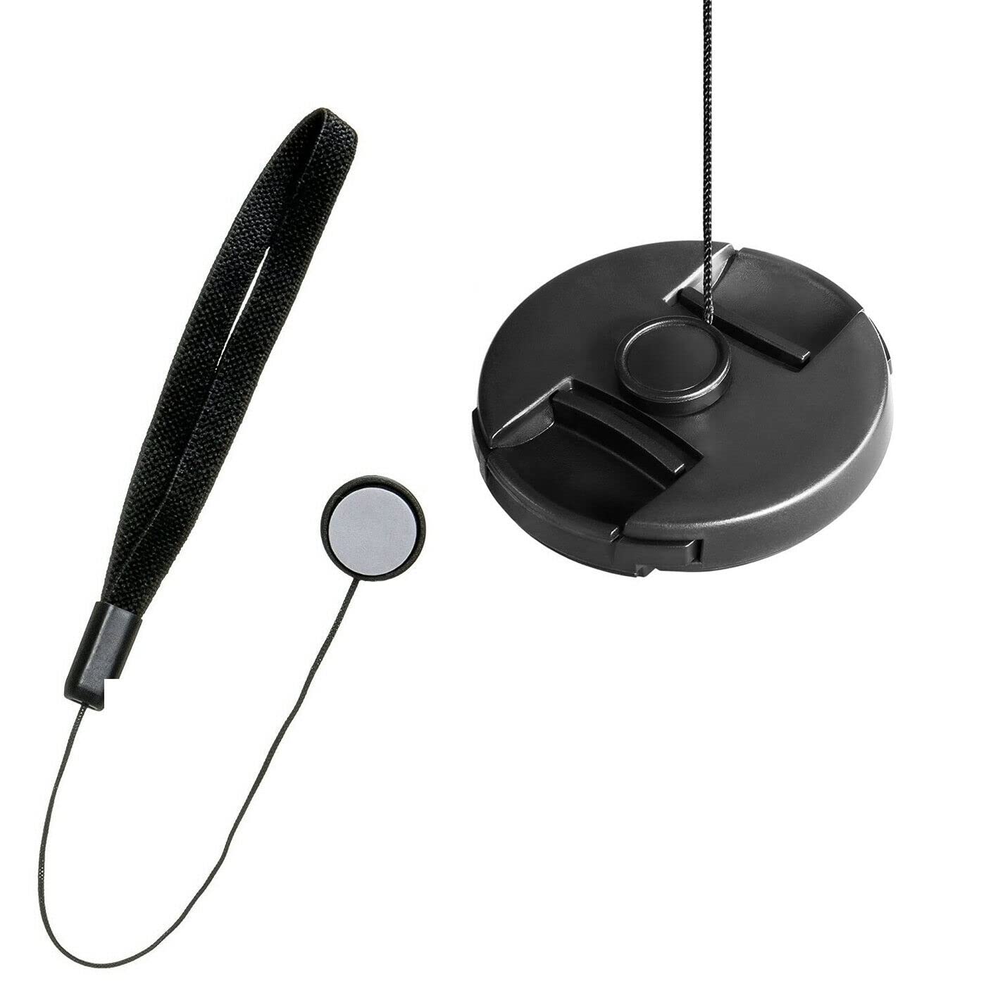 Lens Cap Center Pinch (67mm) + Lens Cap Holder Compatible with Sony Alpha NEX-7