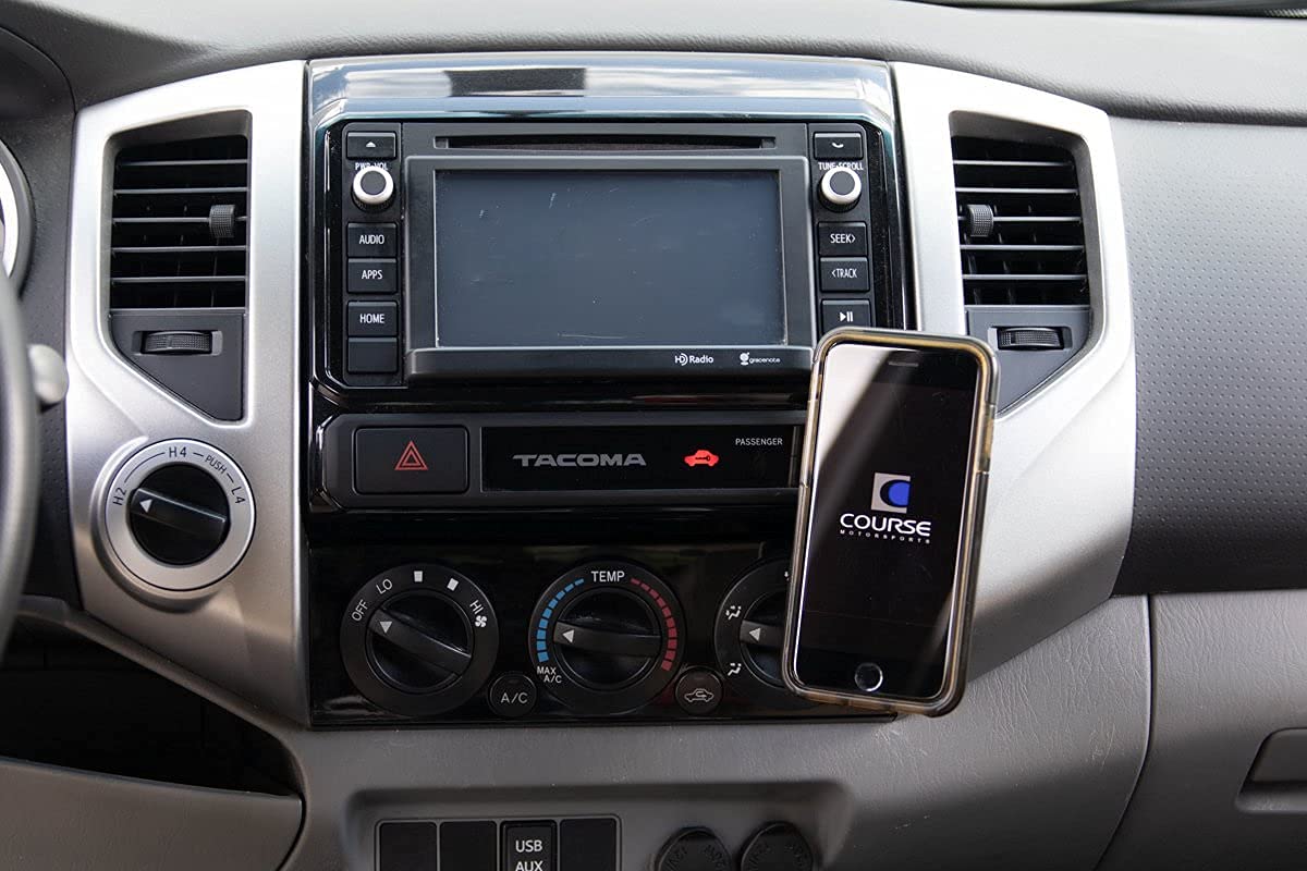 Course Motorsports DirectFit Phone Mount Automatic Gripping Wireless Charging Head and Car Phone Holder for Toyota Tacoma (2005-2015) - Automatic