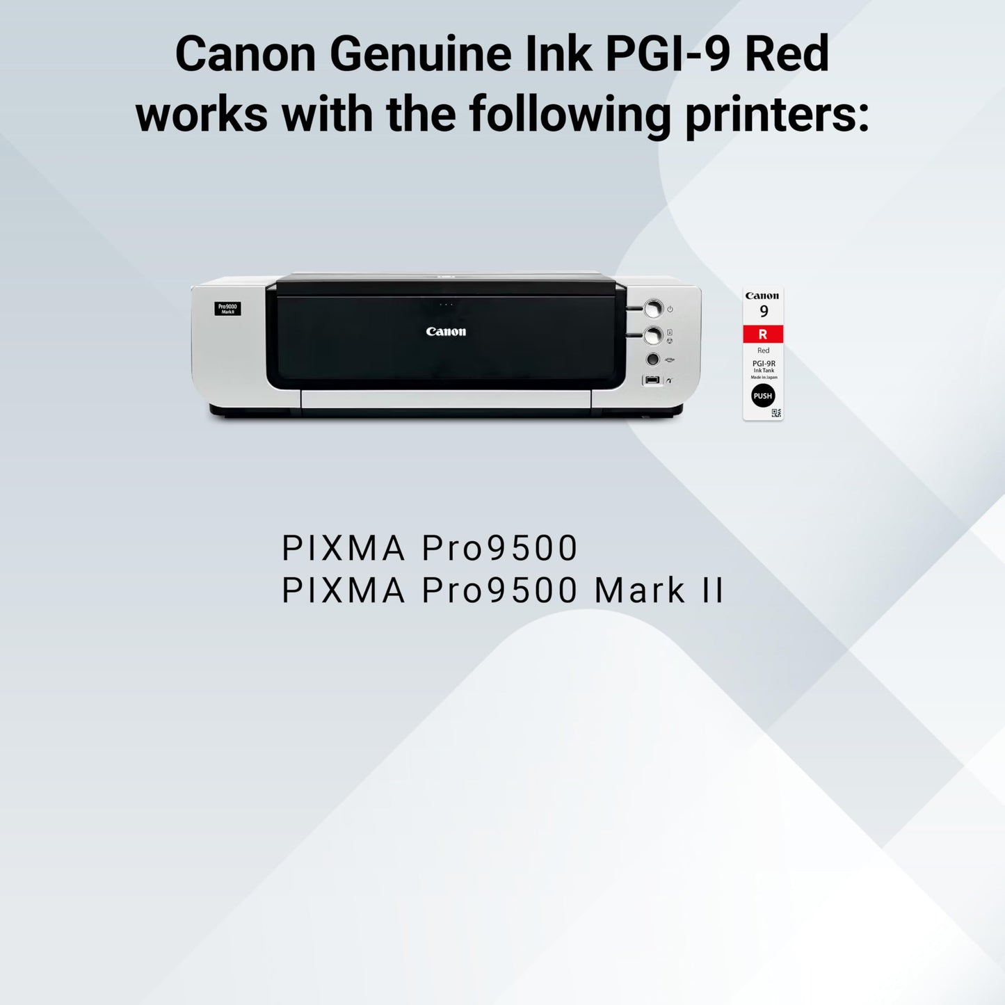 Canon PGI-9 Genuine Red Ink Tank, Compatible with Pro9500, and Pro9500 Mark II Printers