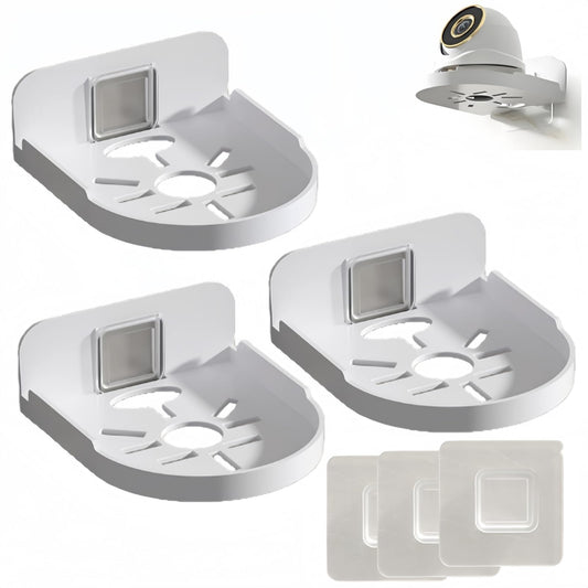 SamIdea 3-Pack L Security Dome Camera Mount Bracket,for Security Cameras, Baby Monitors & Speakers,Wyze Cam Pan - Universal Adhesive, No Drilling