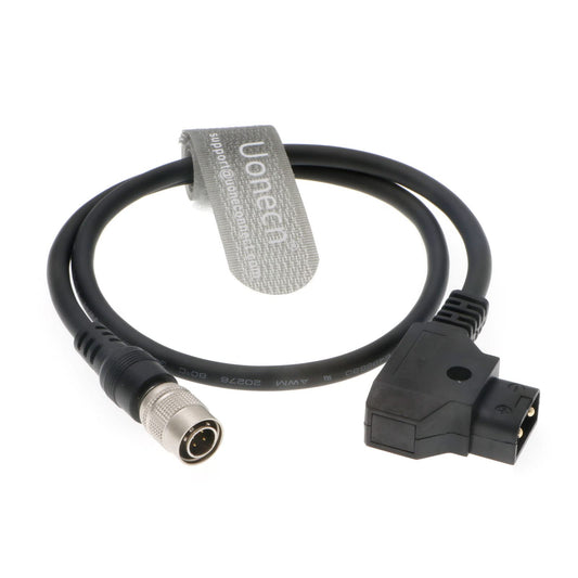 Uonecn for Anton Bauer Sound Device ZAXCOM Power Cable D-Tap to Hirose 4 pin Male for Zoom F8