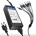 T POWER 12V Charger for Night Owl, Swann Lorex, Samsung, Q-See x 4 & 8 Channel LTE D1 DVR LTE-DVR4-R LTE-DVR8-R Indoor Outdoor Night Vision CCTV…