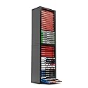 TNP Universal Video Game Storage Tower for PS5, PS4, PS3, Nintendo Switch, Xbox One, Xbox Series S/X - Black Video Game Holder Organizer Stand with 36