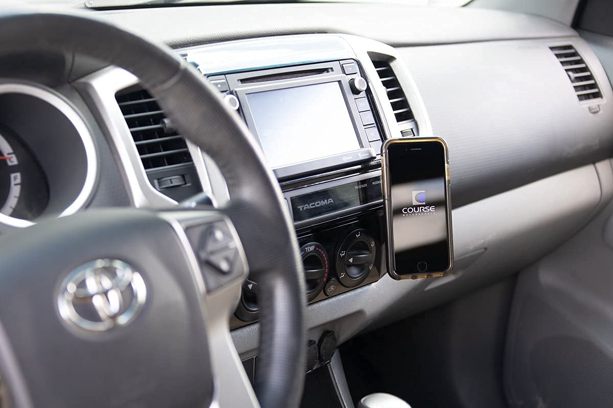 Course Motorsports DirectFit Phone Mount Automatic Gripping Wireless Charging Head and Car Phone Holder for Toyota Tacoma (2005-2015) - Automatic