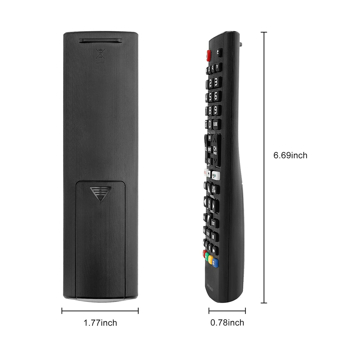 ZECARFA AKB75095307 AKB75375604 Universal Remote Control for LG Smart TV