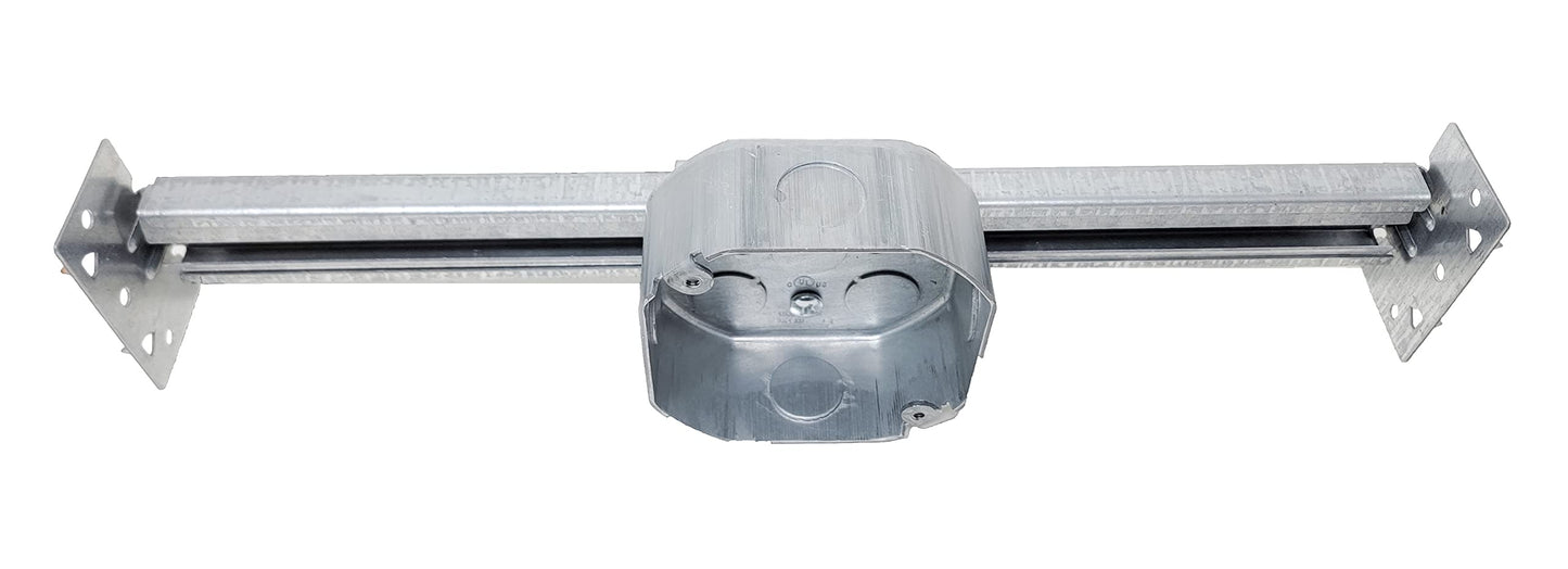 Sealproof Fan Brace - Electrical Box and Support Bar for Ceiling Fans and Light Fixtures, New Installations and Remodels