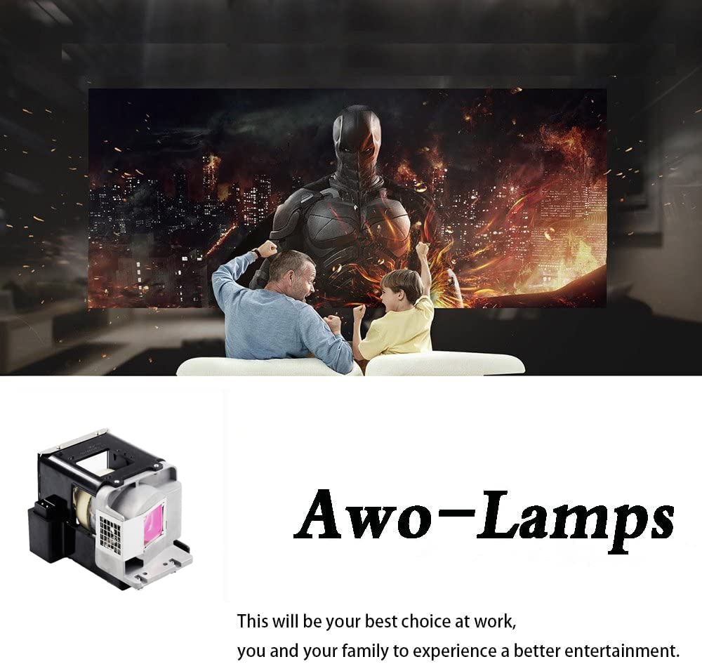 AWO 5J.J6R05.001 / 5J.J7E05.001 Premium Replacement Projector Lamp Bulb with Housing for BenQ MX766,MW766,MW767,MX822STU,MW822ST,EX7238D Projectors