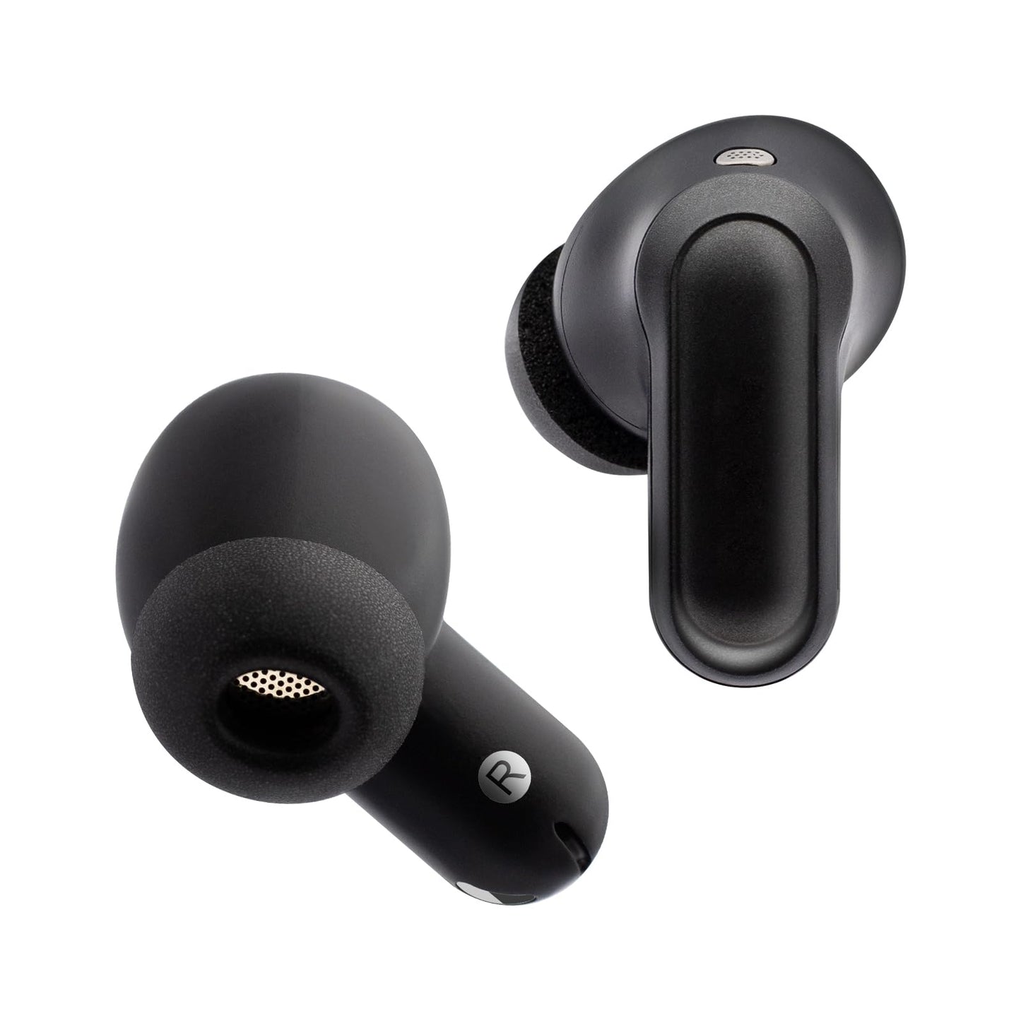 Klowcok Replacement Foam Ear Tips for TOZO NC20 / NC20 Pro Earbuds, Memory Foam Tips Compatible with TOZO NC3 Earbuds, 3 Pairs (S/M/L) Black