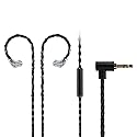 Girftu JCALLY Earbuds Replacement Cable Oxygen-Free Copper Upgrade 5N OFC Headphone Wire 8 Shares for KZ C Pin TRN S pin Earphone 3.5mm Wire…