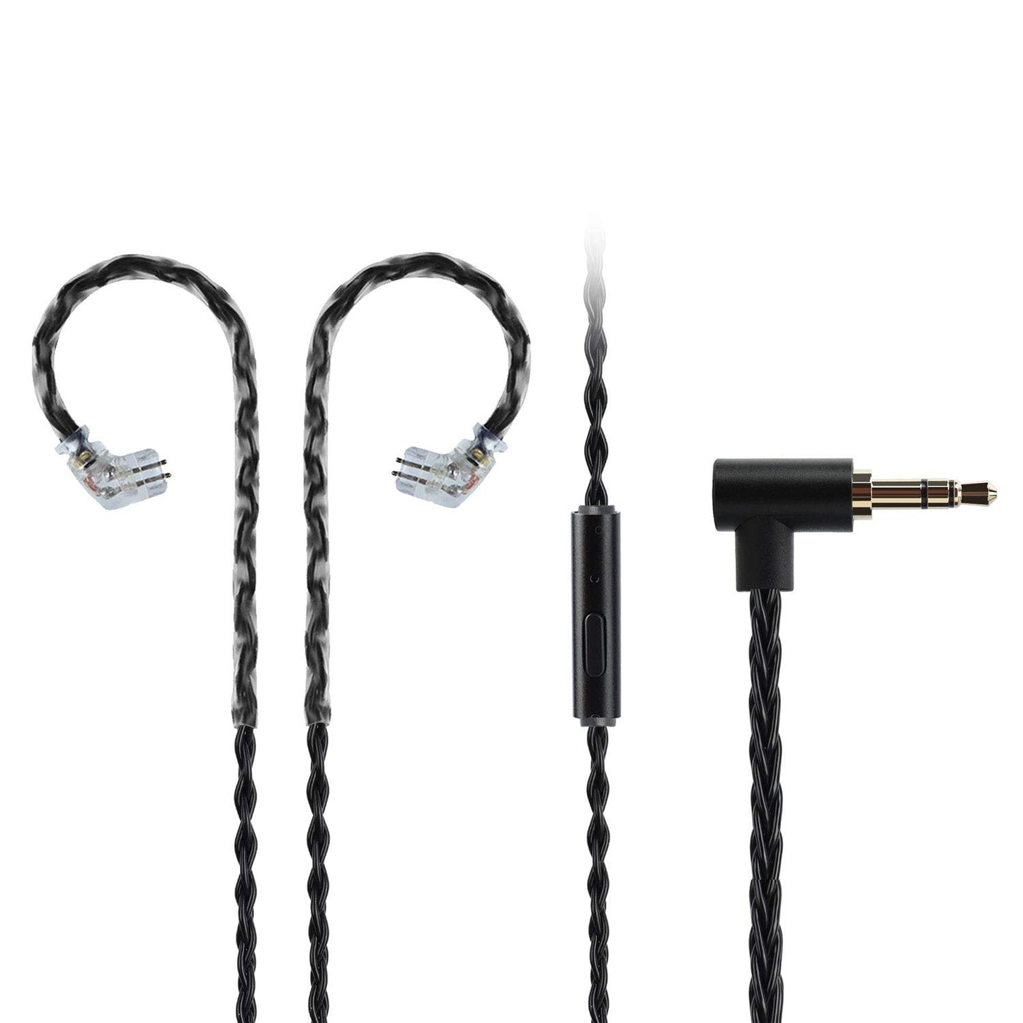 Girftu JCALLY Earbuds Replacement Cable Oxygen-Free Copper Upgrade 5N OFC Headphone Wire 8 Shares for KZ C Pin TRN S pin Earphone 3.5mm Wire…