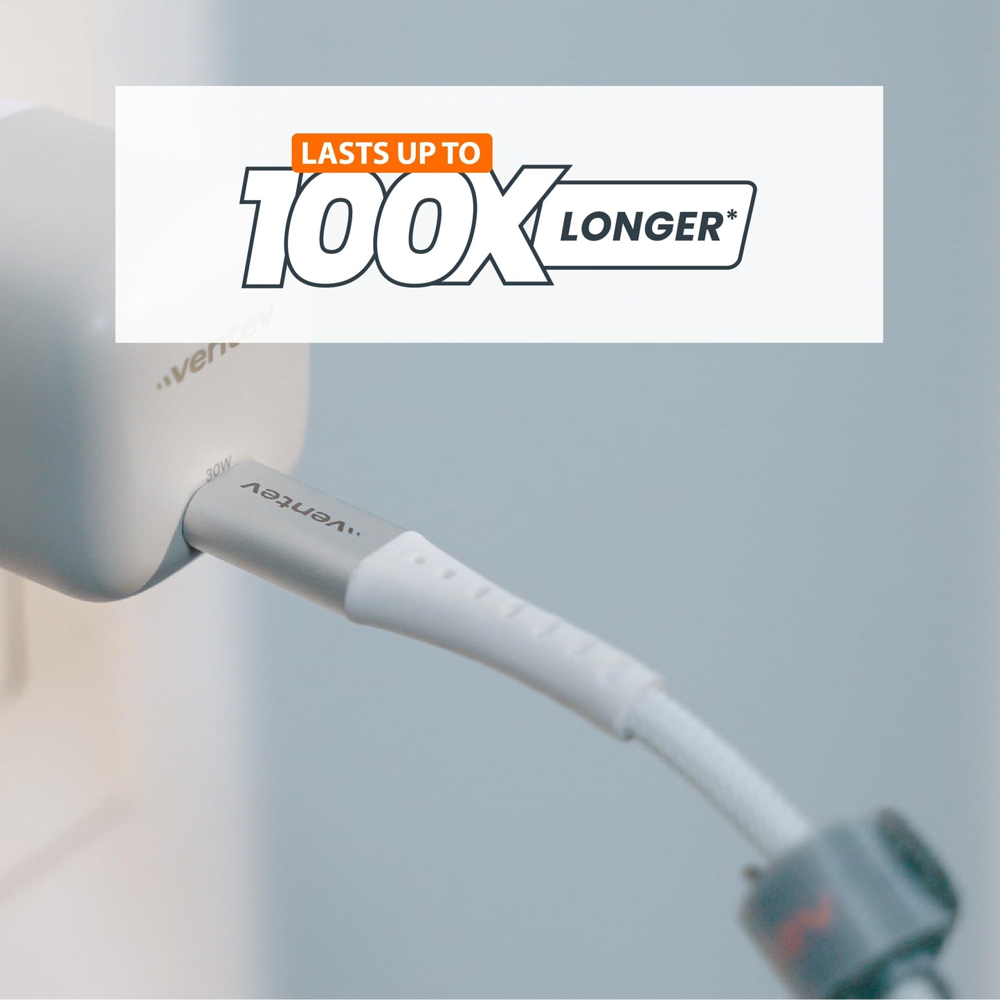 Ventev Alloy USB C to Apple Lightning High Speed Ultradurable 4 Foot Cable