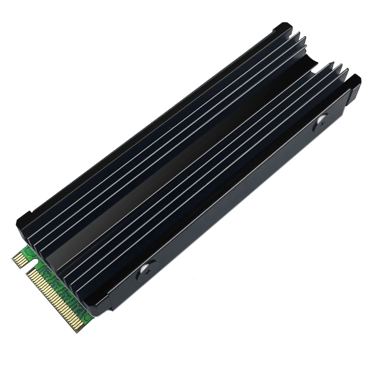 M.2 NVMe Heatsink, 2280 SSD Heat Sink for Single/Double Sided With Thermal Silicone Pads for PC/PS5 PCIE or SATA SSD (2PCS)