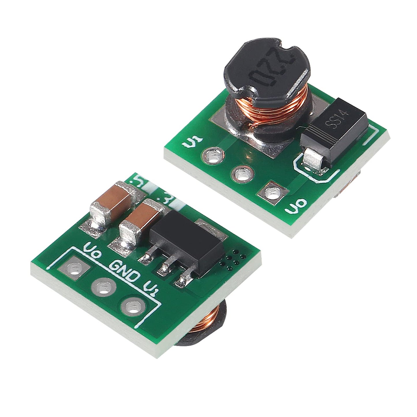 D-FLIFE 10pcs 1.5V 1.8V 2.5V 3V 3.3V 3.7V 4.2V to 5V DC-DC Step Up Power Module Voltage Boost Converter Board 0.9-5V to 5V