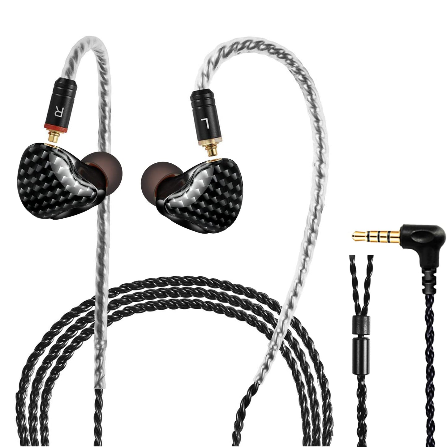 DEMAKE in Ear Monitor with Detachable 3.5mm Cable
