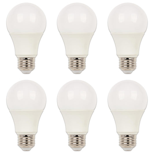 Westinghouse 5229120 14 Watt (100 Watt Equivalent) A19 Daylight LED Light Bulb, Medium Base, 6 Pack