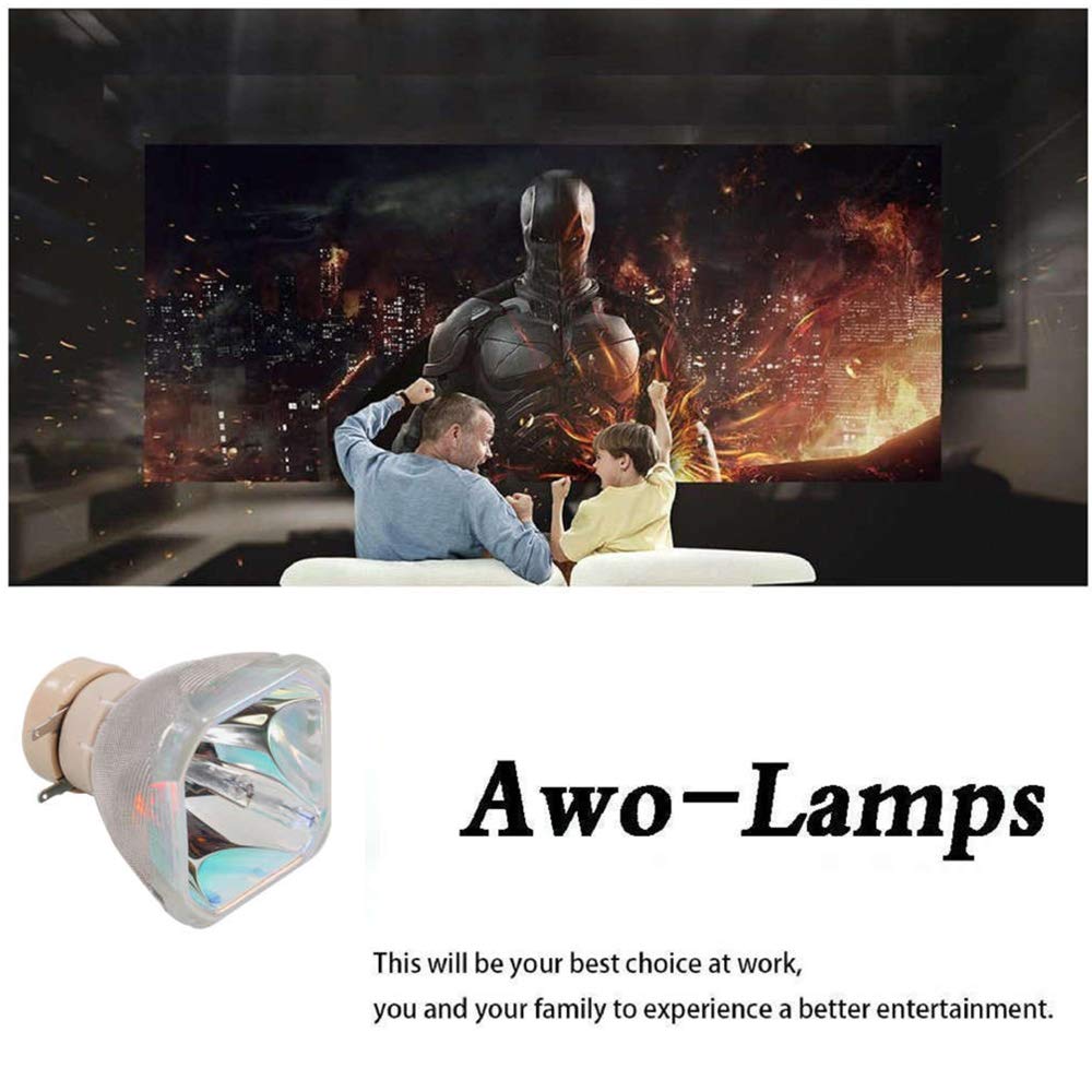 AWO Original UHP225W Lamp Bulb for LMP-H220,LMP-E221,LMP-E220,LMP-D214 for Sony