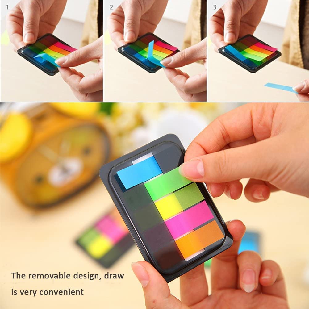 300PCS Sticky Index Tabs, Transparent Sticky Page Markers Notes, Book Markers, Sticky Note Tabs, Page Tabs, Label Stickers, Small Pop Up Post Tabs