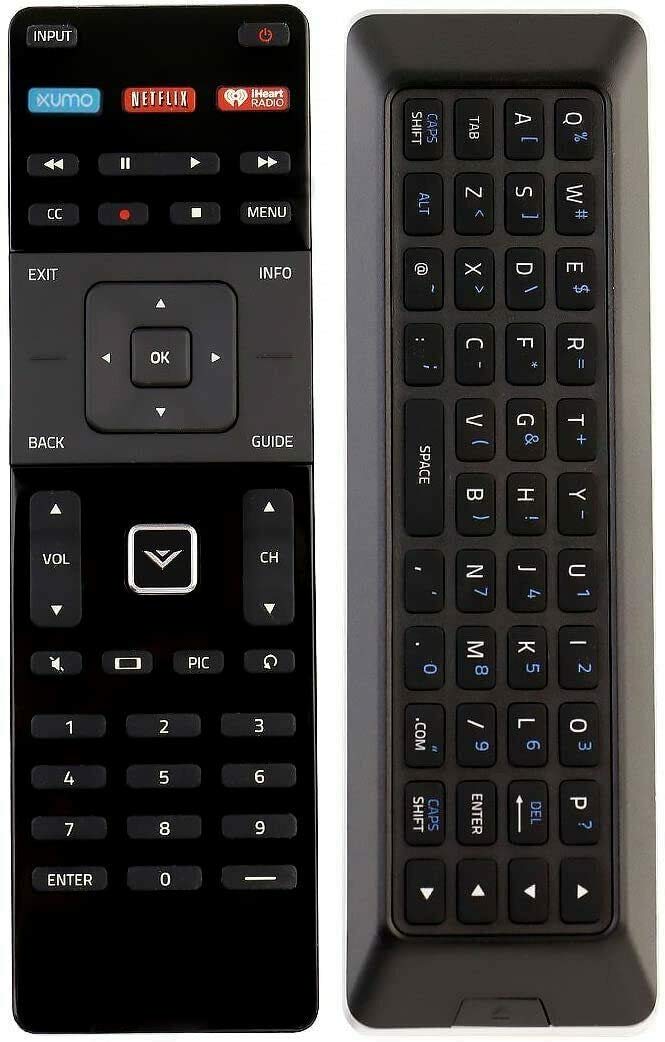 Universal Vizio Smart TV Remote Compatible with All VIZIO LCD LED SmartCast TVs with Backlit QWERTY Keyboard XRT510 XRT140 XRT136 XRT500 XRT300 XRT110