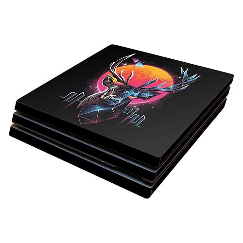 MightySkins Skin Compatible with Sony PS4 Pro Console - Super Stag | Protective, Durable, and Unique Vinyl Decal wrap Cover | Easy to Apply, Remove