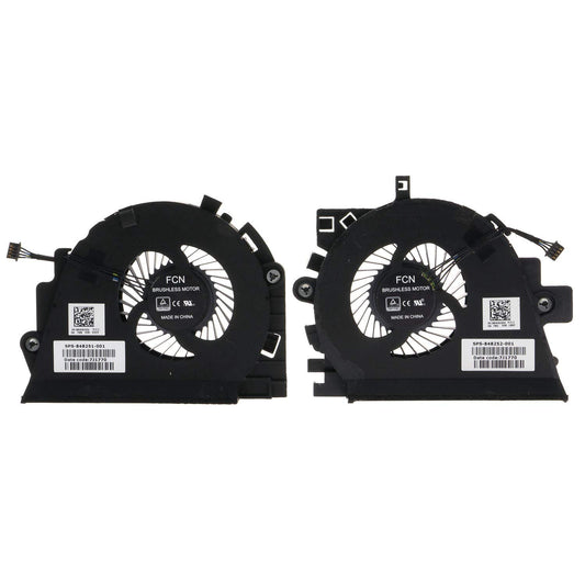 CPU & GPU Cooling Fan for HP Zbook 15 G3 848252-001 848251-001