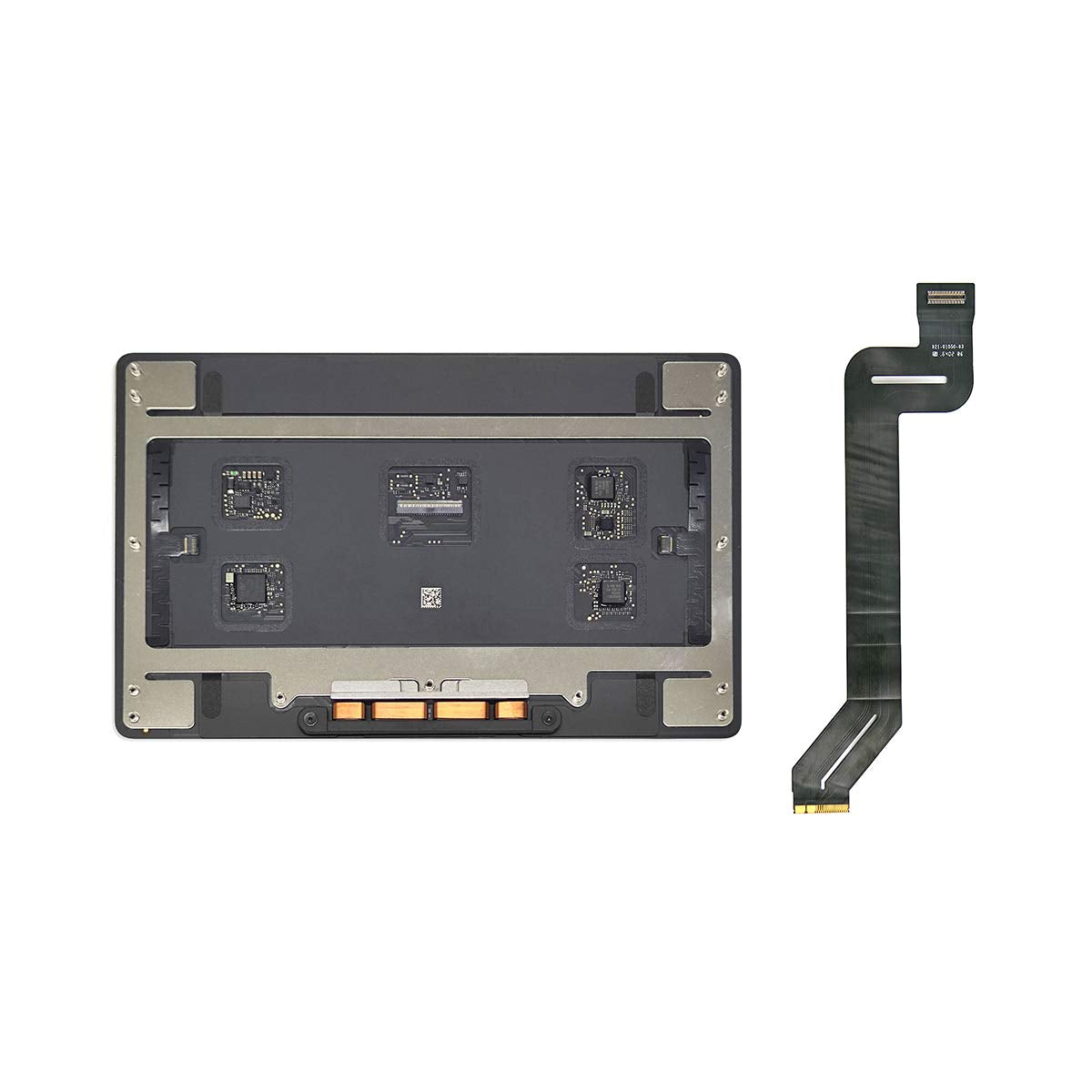 ICTION New Trackpad Touchpad with Flex Cable Replacement for MacBook Pro Retina 15.4" A1990 2018 2019 Year (Space Gray)